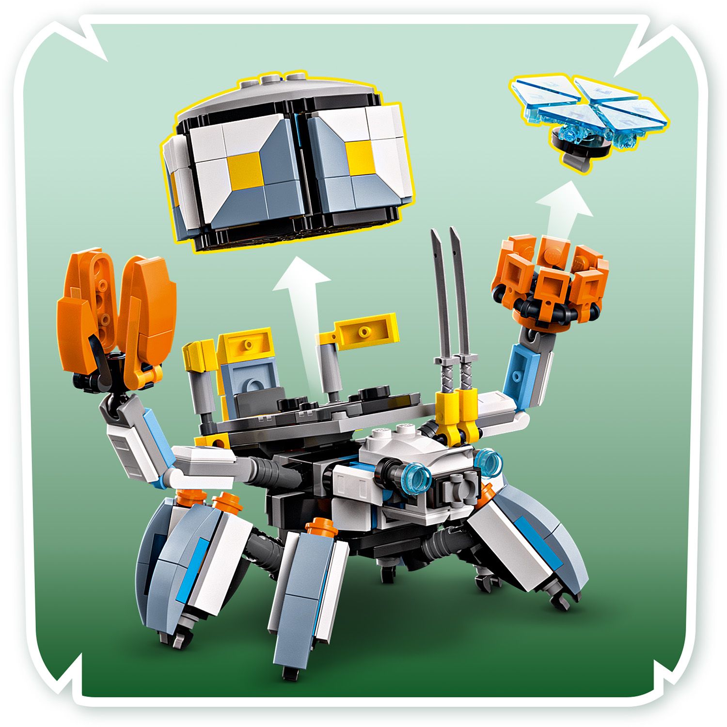 Polohovateľný Shell-Walker
